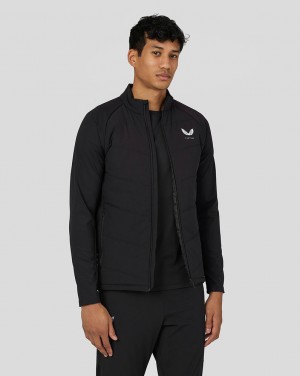Castore Active Hybrid Jacket Černé | JHSZOE-987