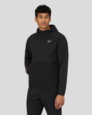 Castore Active Lightweight Woven Jacket Černé | HRFQEC-526