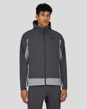 Castore Flex Woven Jacket Gunmetal | JATVKL-104