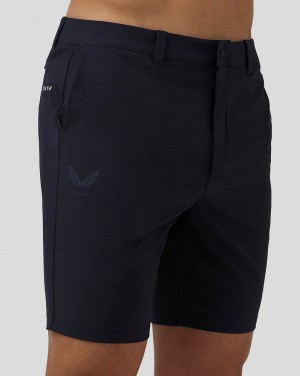 Castore Golf Water-Resistant Shorts Tmavě Blankyt | ICUHAW-148